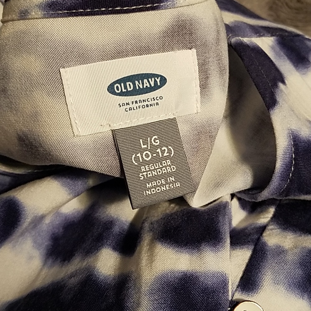 Blue&White printed jumpsuit! - Picture 4 of 4